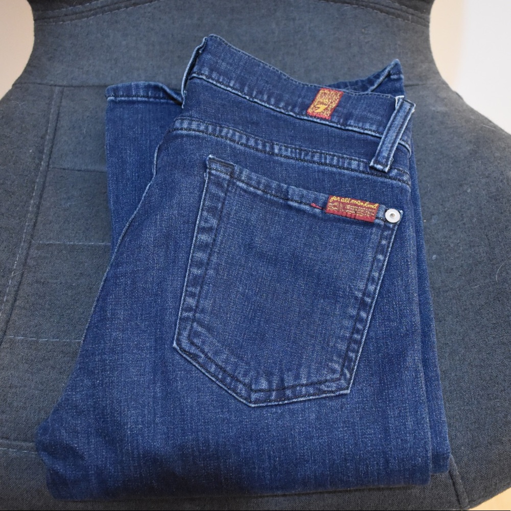 7 for all mankind skinny bootcut jeans